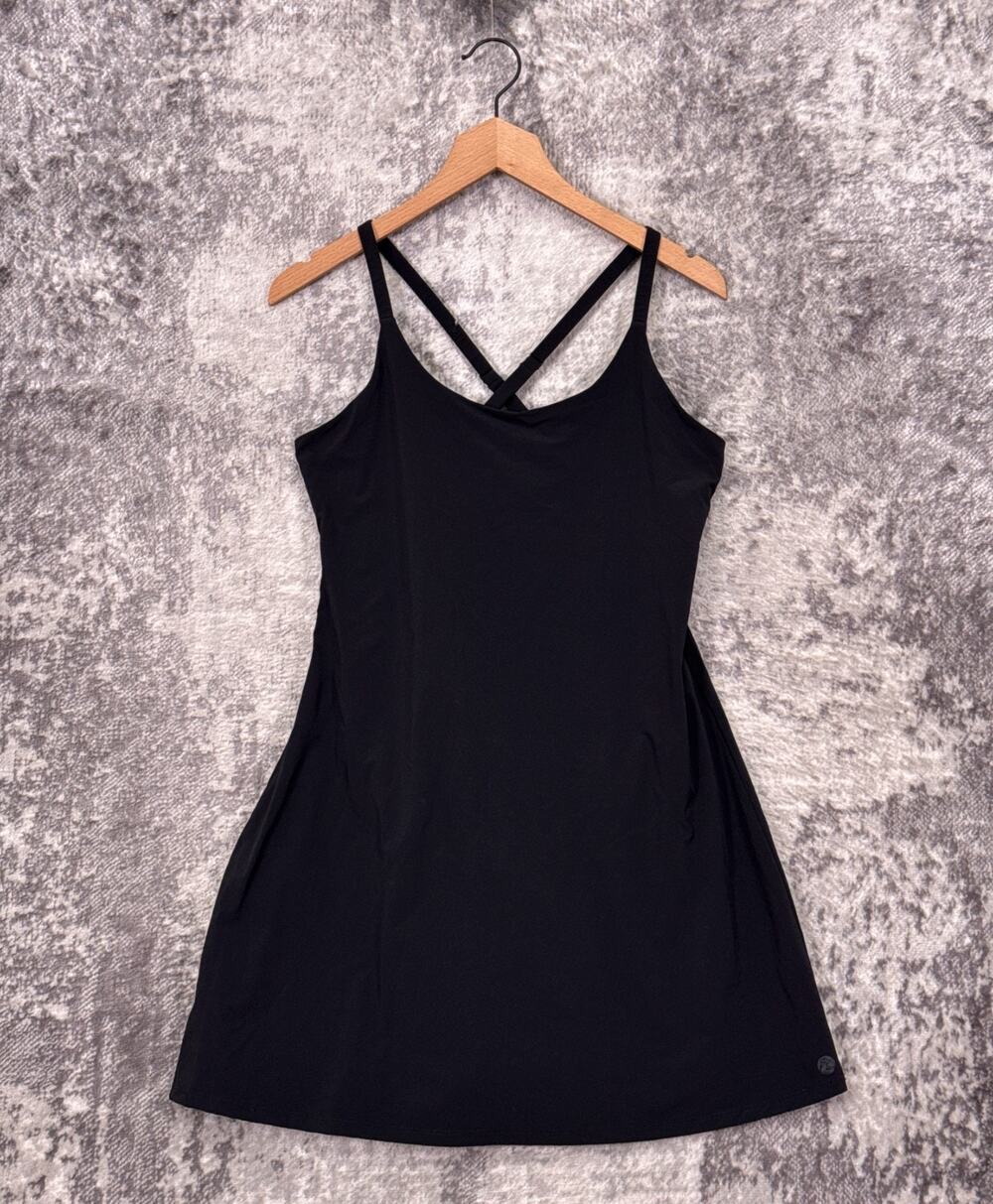 Rhoback Active Dress Medium Womens Black Cross Strap